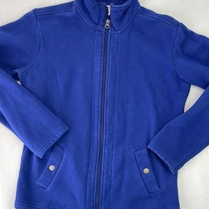 Columbia Sportswear Blue Jacket w/ Double Zipper and Pockets, Medium
